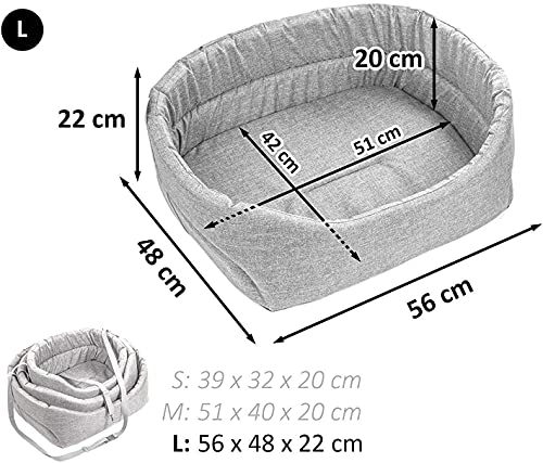 BoutiqueZOO Esclusivo seggiolino Auto per Cani
