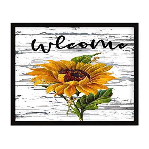 Cadeau de pendaison de crémaillère : plaque en bois Welcome de décoration