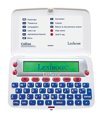 Lexibook D850EN Collins English Electronic Dictionary with Thésaurus