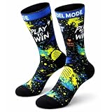 XMTBSTYLE Calcetines Deportivos Hombre Mujer Estampados – Crossfit, Running, Ciclismo, MTB, Gym, Fitness y Senderismo – Transpirables, Confort y Ajuste Ergonómico 37-41, Padel