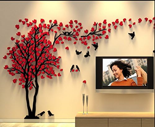 Amazon Who S Store ウォール ステッカー Wall Stickers ツリー オリジナル 新作 3d 反射光 立体 貼ってはがせる 0x100cm グリーン ウォールステッカー オンライン通販