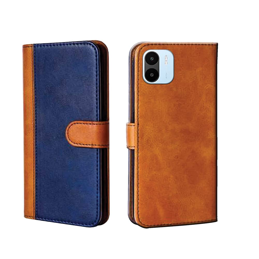 Redmi A1 2022 Flip Case - Leather Cover with Card Pockets -1