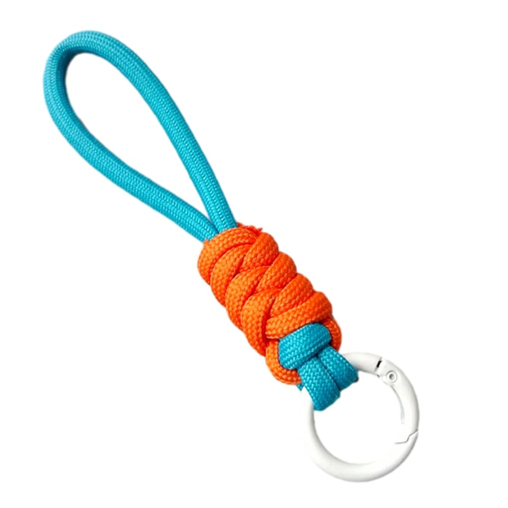 Asukohu Unisex Blue Key Chain Creative Lanyard Keychain Stylish Lost Knot Rope Strap Phone Lanyard Wrist Lanyard Suitable For Phone Case