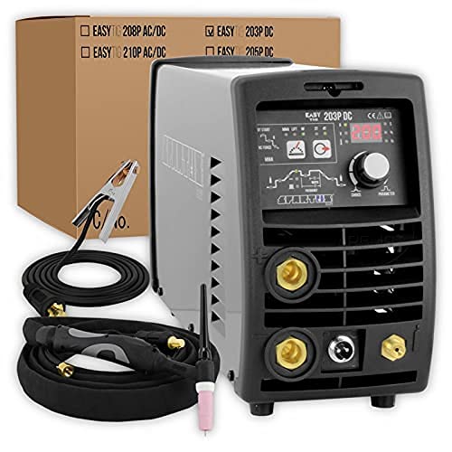 Spartus EasyTIG 203P Spawarka TIG DC PULS, Spawarka inwerterowa MMA AC 230V 200A IGBT Technologia PWM Cyfrowy panel sterowania