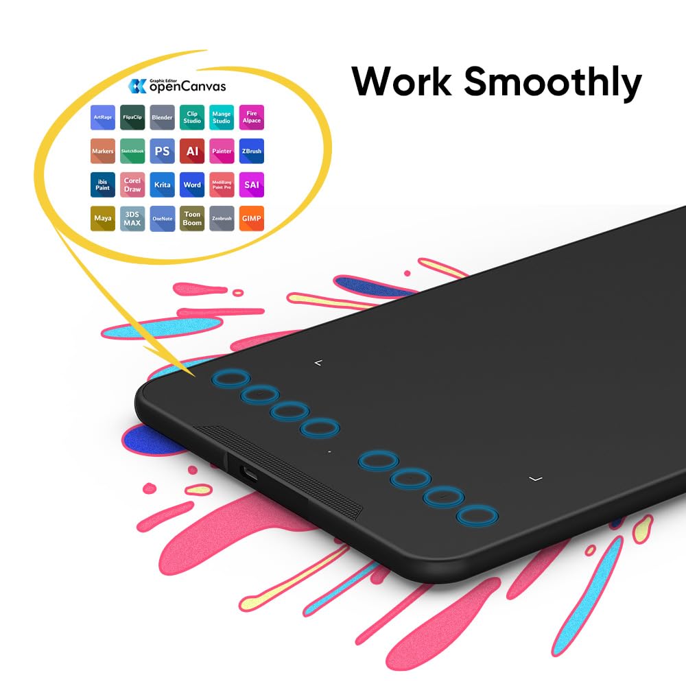 XP-PEN Deco mini4 Graphic Tablet 4" Portable Drawing Tablet