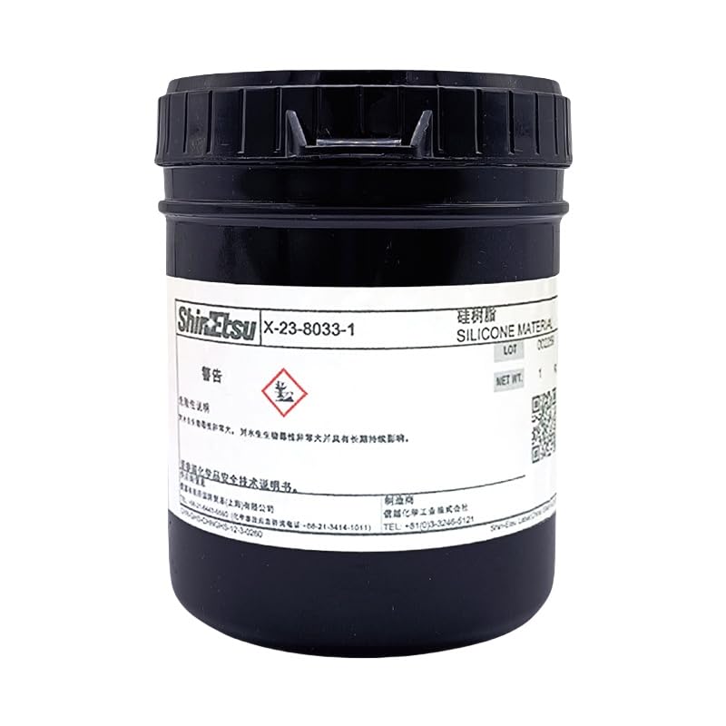 Shin-Etsu X-23-8033-1 grasa térmica 1 kg | Pasta de alta conductividad para CPU, GPU y componentes electrónicos