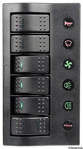 OSCULATI Pannello Elettrico PCP Compact 6 interruttori