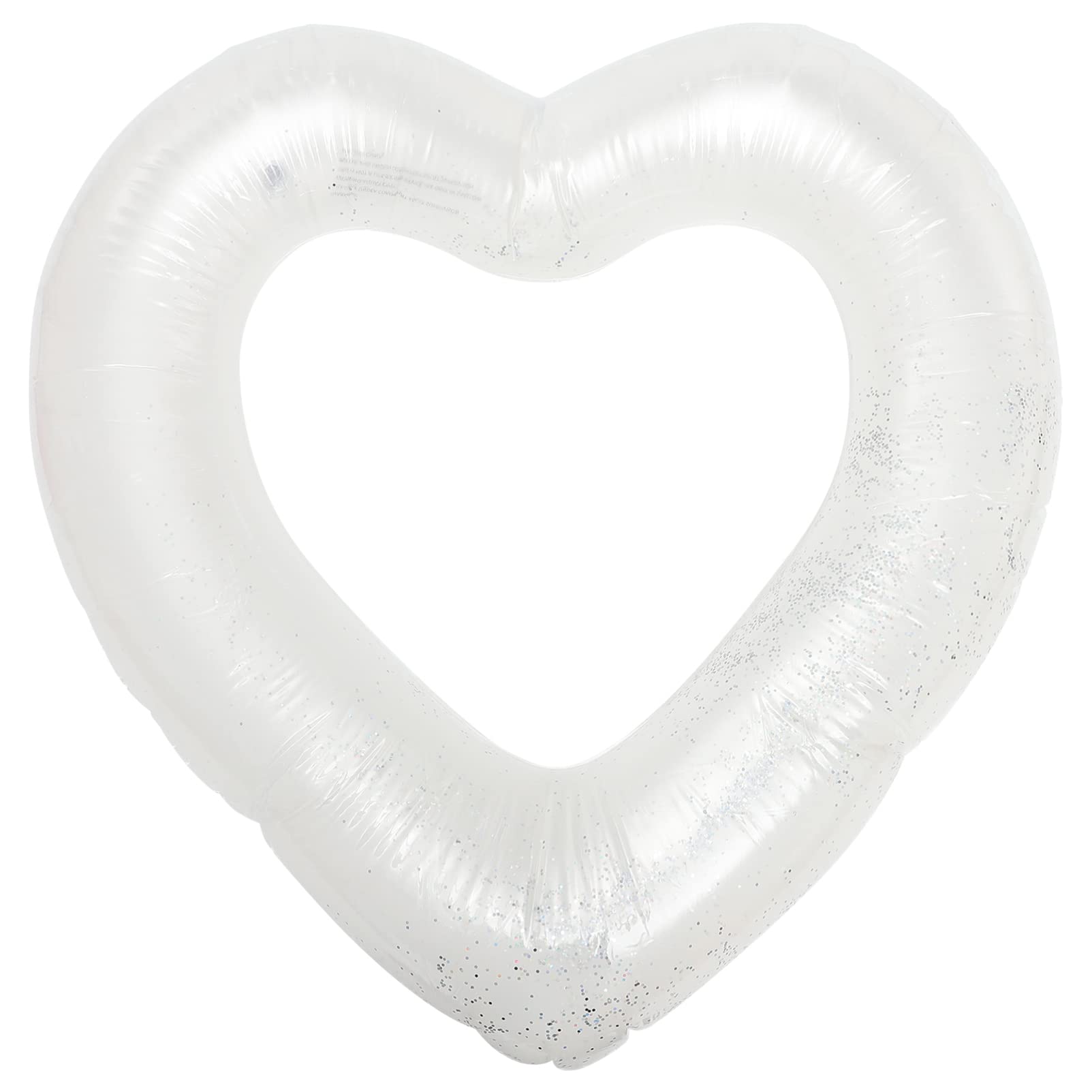 TOYANDONA Anillo de natación en Forma de corazón Anillos de Piscina inflables balsa Flota hinchables Pool Party Juguete de Piscina de Verano Anillo de natación Inflable de polivinilo