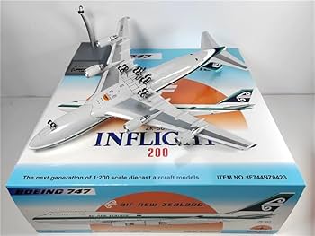 INFLIGHT　1/200　ニュージーランド航空　 B747-400 Amazon.co.jp: Inflight 1:200 完成品 for Air New Zealand for Boeing