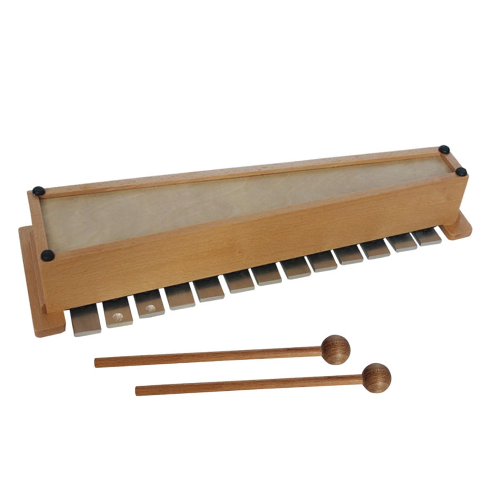 xilófono Instrumento De Percusión De Piano De Aluminio, Madera De Haya, 13 Tonos, Profesional, Música De Carillón, Piano Para Golpear A Mano
