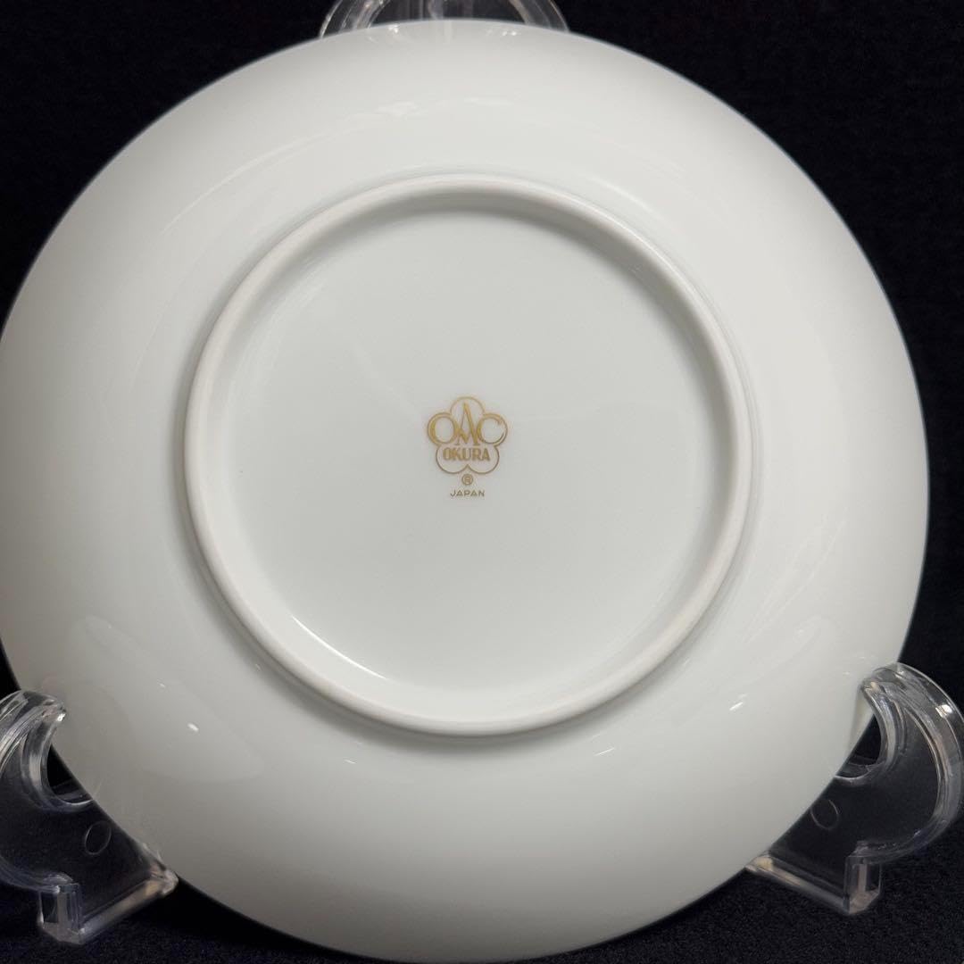 Amazon.co.jp: 大倉陶園 ブルーローズ フルーツ皿 5枚セット