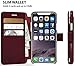 LUPA Legacy Compatible for iPhone 11 Pro Max Wallet Case -Slim iPhone 11 Pro Max Flip Case with Credit Card Holder - for Women & Men - Faux Leather i Phone 11 Pro Max Purse Cases – Burgundy