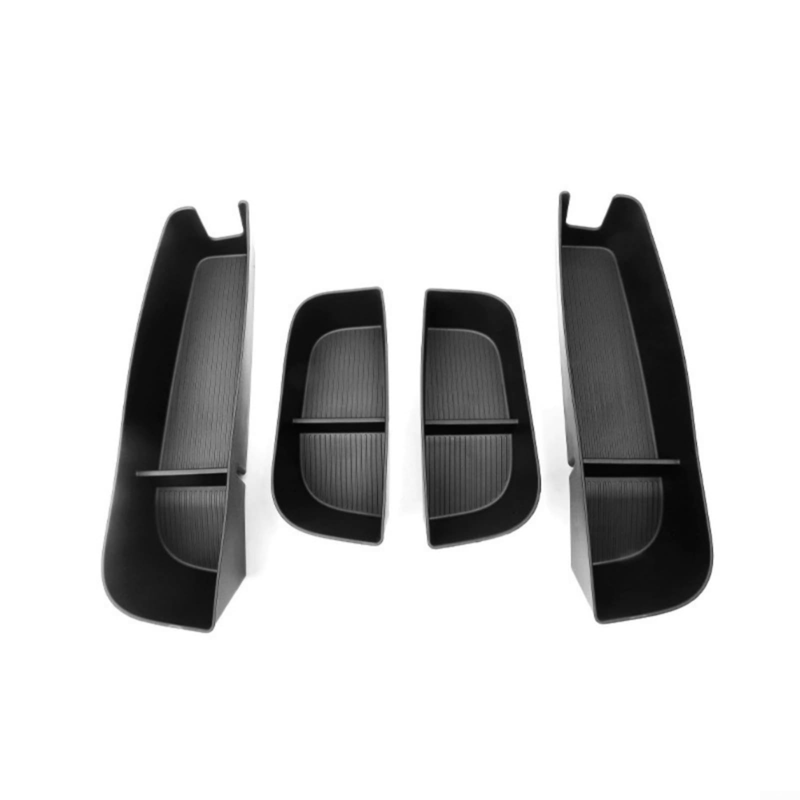 Lot de 4 boîtes de rangement en TPE pour porte XPENG G6 G7 2023-2025, organiseur intérieur de voiture résistant aux chocs, étanche, poche de porte noire, accessoires