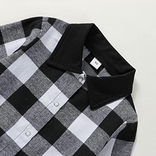 Toddler Clothes Leisure Retro Boys Girls Long Sleeve Plaid Prints Jacket Kids Jacket Tops3
