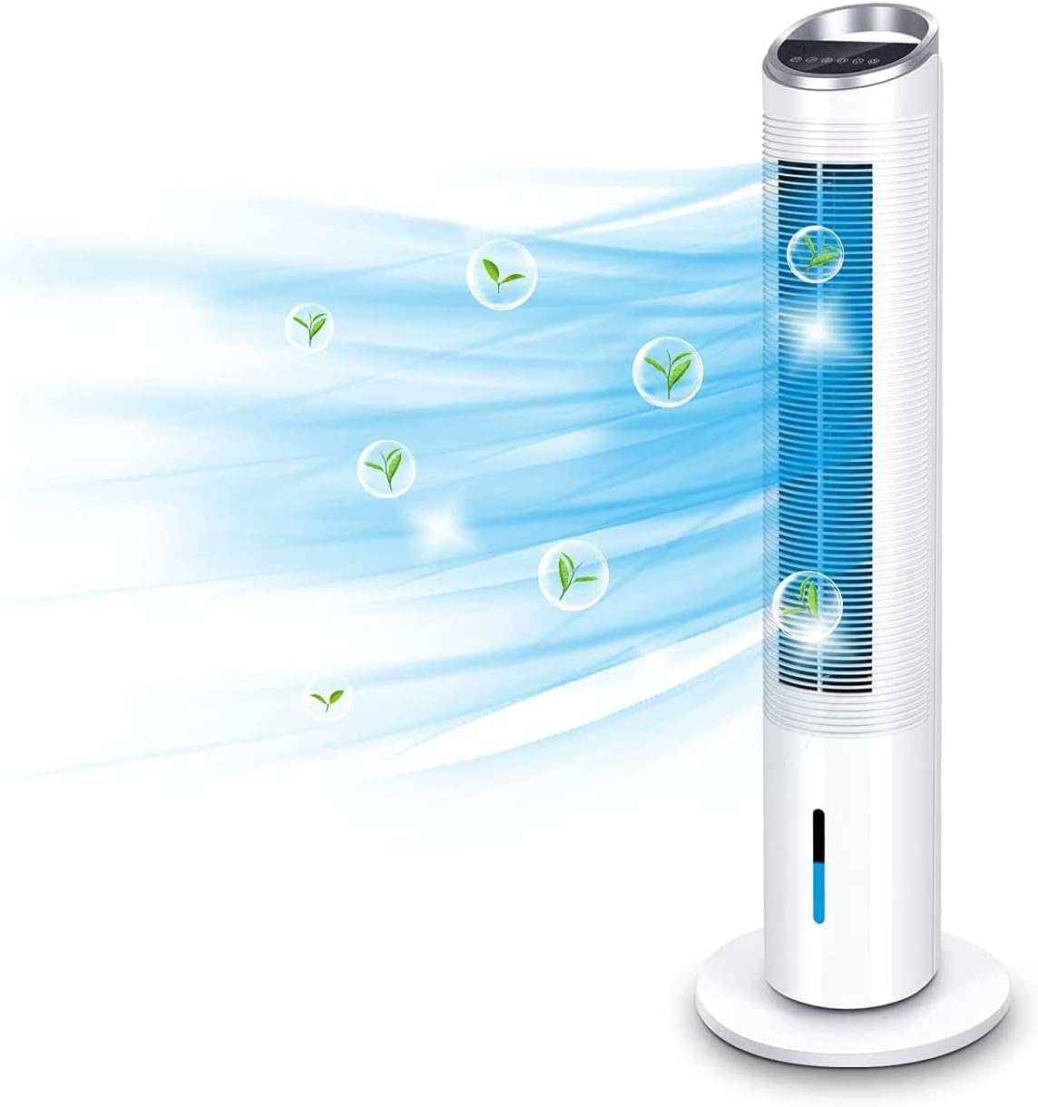 Portable Air Conditioner, Evaporative Air Cooler in 3 Speed, USB Air Personal Conditioner with LED Light for Home Office