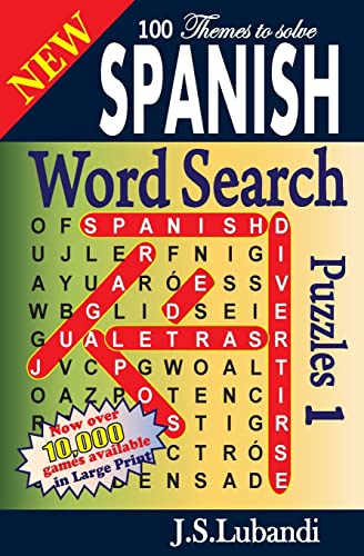New SPANISH Word Search Puzzles: Volume 1