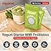 Yogourmet Yogurt Starter With Probiotics (6 Sachets = 6 Quarts of Yogur) - Make Yogurt at Home - Starter Culture - All Natural, Gluten Free, Kosher, Halal - 3 g Sachets