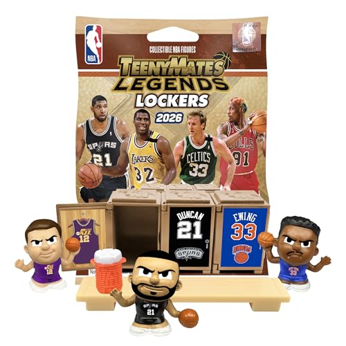 TeenyMates NBA Basketball Legends Action Figures Locker Room Gift Set 2026