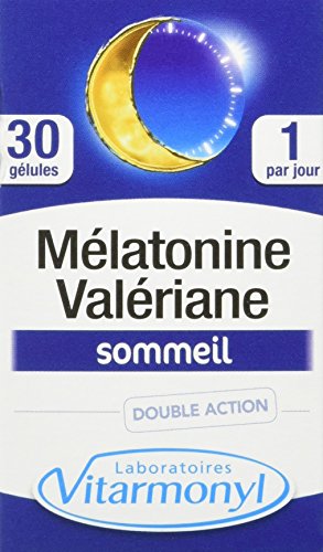 VITARMONYL Mélatonine Valériane Complément Alimentaire 30 gélules (10.5g)
