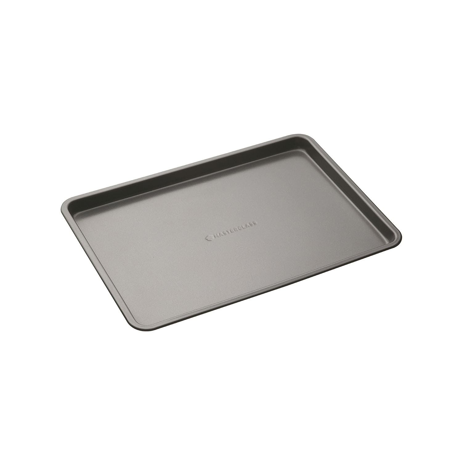 MasterClass Baking Tray, Non-Stick Oven Tray for Baking and Roasting 35x25x2cm, Sleeved, Grey