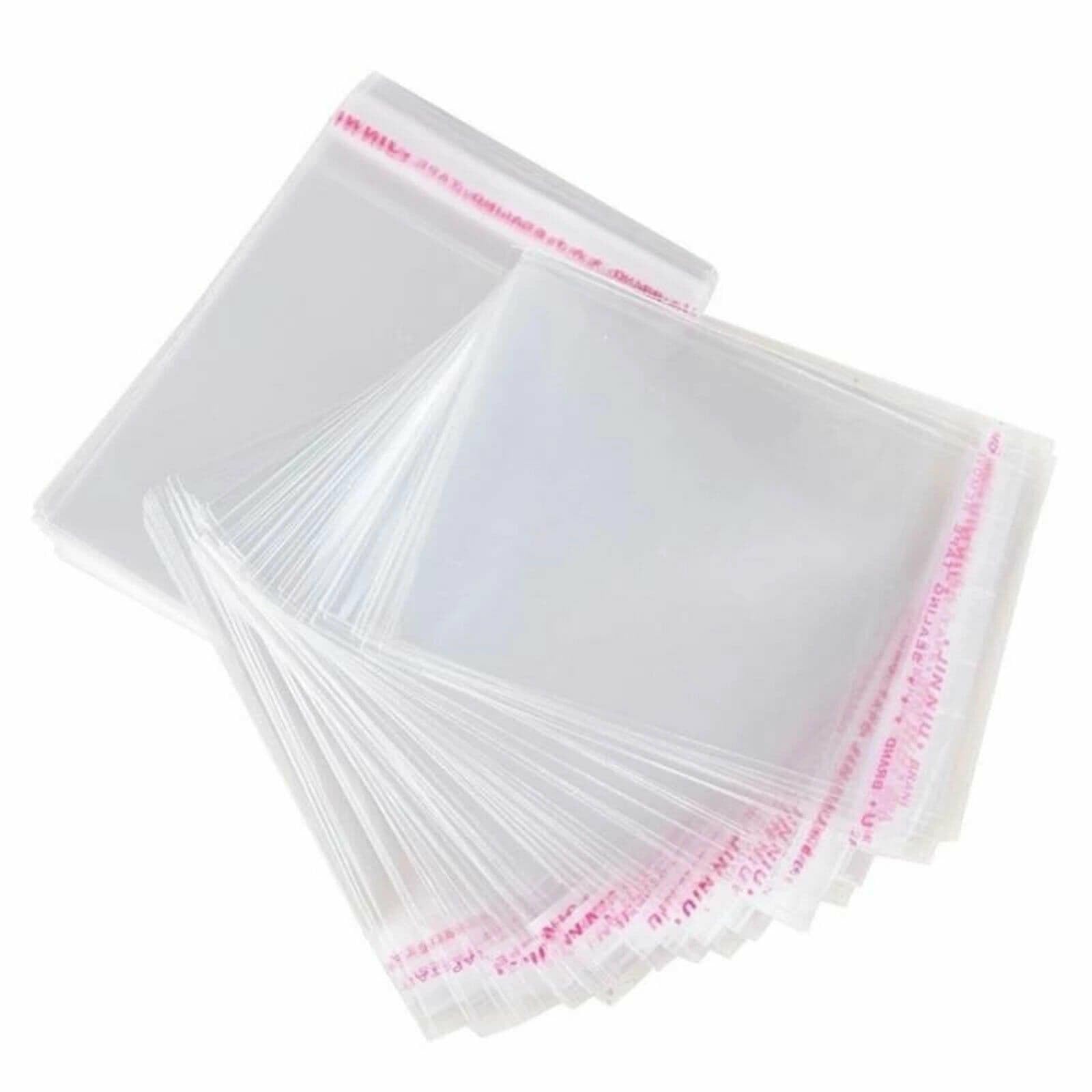 Clear Cellophane Food Storage Bags, 8 x10cm, Self sealing bags, cookies, sweets, pastry, party, gifts packaging 100/300/500/1000 pcs (300, 8x10cm)