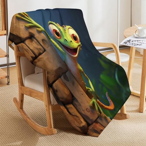 Couverture de balcon et camping caméléon en flannel douce - 8