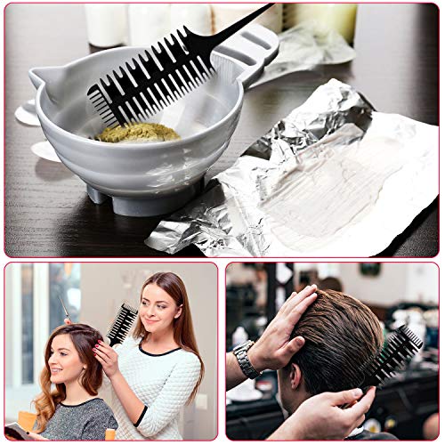 Peine de seccionamiento 3 vías para cabello 3 piezas miniatura 5