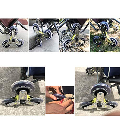 Carretilla portátil multifunción plegable y resistente miniatura 6