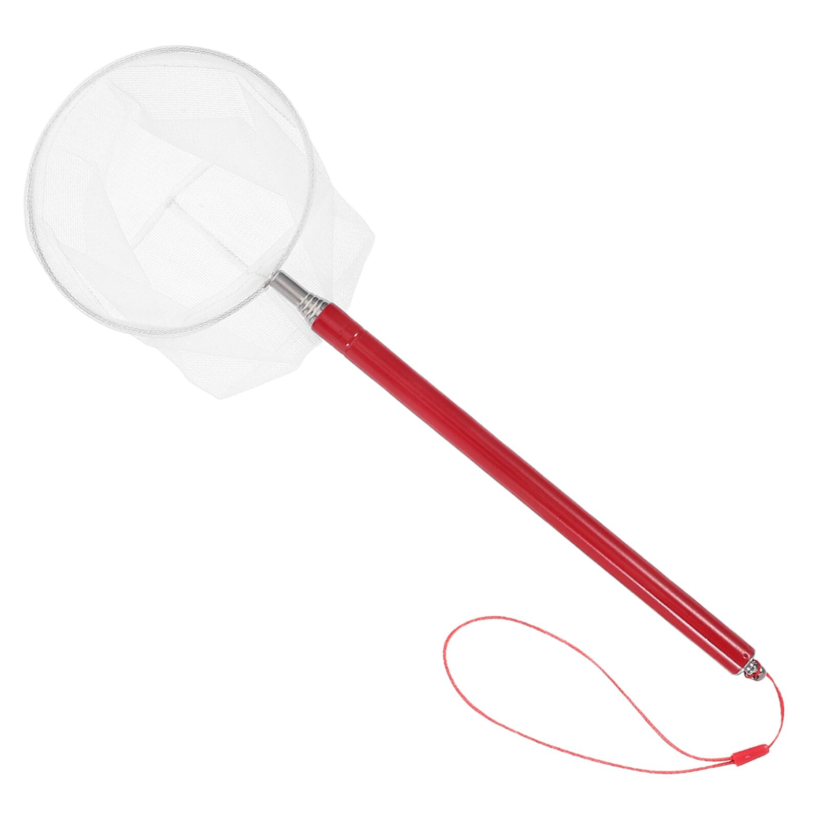 TEHAUX Telescopic Shrimp Net Small Fish Net Extendable Handle Fish Tank Anti-Jump Use Aquatic Pets Shrimp Care