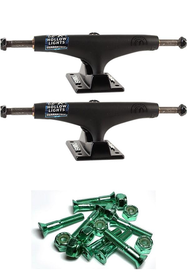 Thunder Trucks 147mm Night II Hollow Lights Black Skateboard Trucks - 5.25