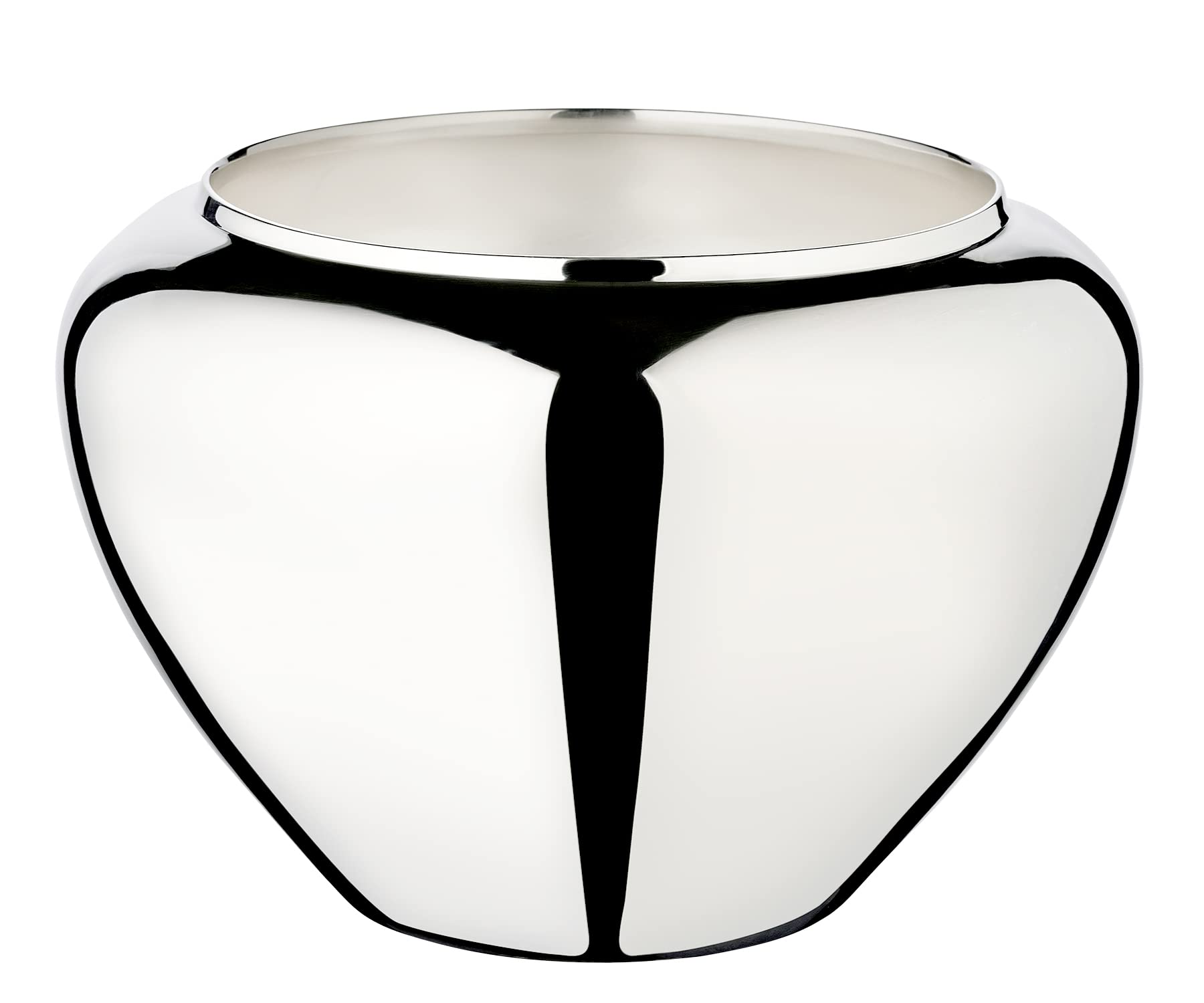 Edzard flower pot Madeira silver plated, height 6,7 in, ø 9,8 in, opening ø 6,7 in
