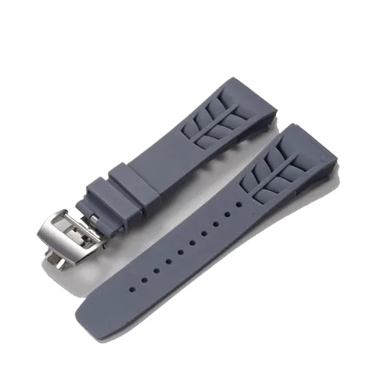 Bracelet montre silicone compatible Richard Mille caoutchouc 25x20