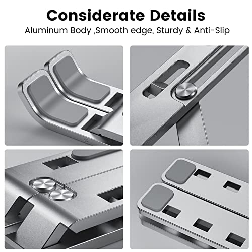 Soporte Plegable para Laptop de Aluminio Ajustable miniatura 6