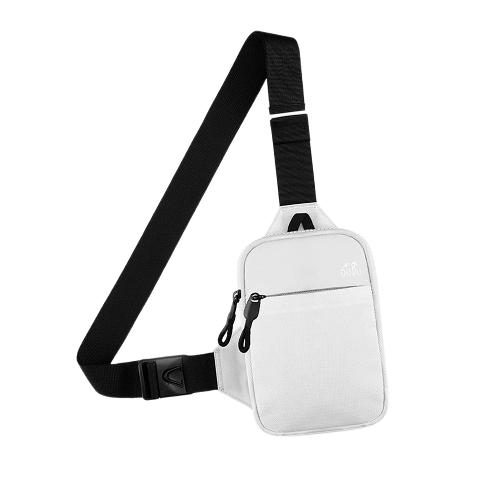 Sports Chest Bag Wallet with Zipper Pocket for Outdoor Sport Trekking Gym White|Clothing, Shoes & Accessories | Mens Accessories | Backpacks, Bags & Briefcases-image-11