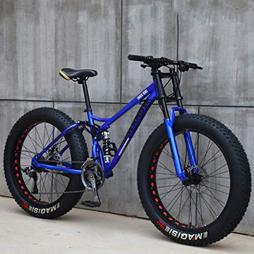 26 Zoll Mountainbikes, MJH-01 Erwachsene Fat Tire Mountain Trail Bike,...