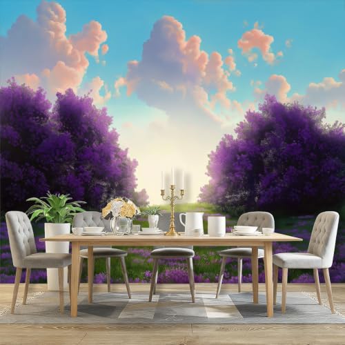 Papier peint intissé fleurs romantiques pour transformer votre chambre en cocon