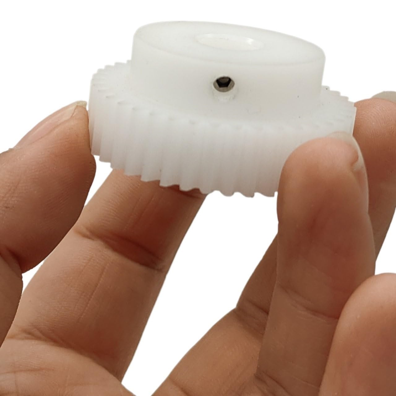 Cylindrical Drive 1pcs 1M 30T Straight Teeth Gear 1 Module 30 Teeth Plastic Spur Gear with Step 32mm Diameter 10mm Teeth Thickness Gear Rack Machinery(12mm bore)