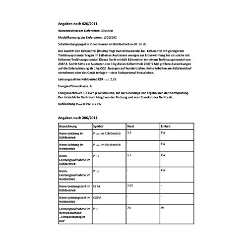 Klarstein Metrobreeze 12 Nizza 3- in- 1 Fensterklimaanlage-2