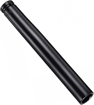 TOP-VIGOR 1/2 Inch 19mm Deep Impact Socket, 8 Inch Hex Socket