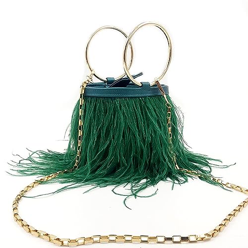 Sac de mariée plumes d'autruche, le cadeau de banquet idéal