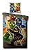 Produktbild Familando Wende Bettwäsche-Set Lego Ninjago, 135x200cm + 80x80cm, Linon 1475 Baumwolle Kinderbettwäsche