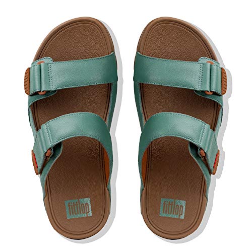 Image of FitFlop Men's Gogh Moc Slide Leather Sandal