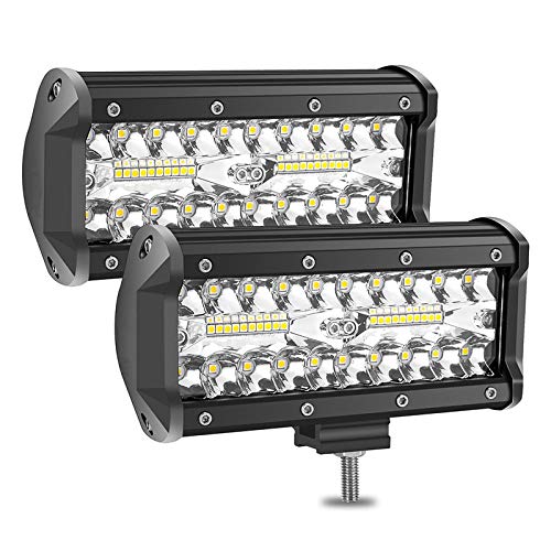 BEAMTRON Led Light Bar 10 Inch Single Row Thin Slim 12V Driving Fog Offroad Light 18W 1500Lm Spot Flood Combo for Golfcart Atv Utv Trucks Boat