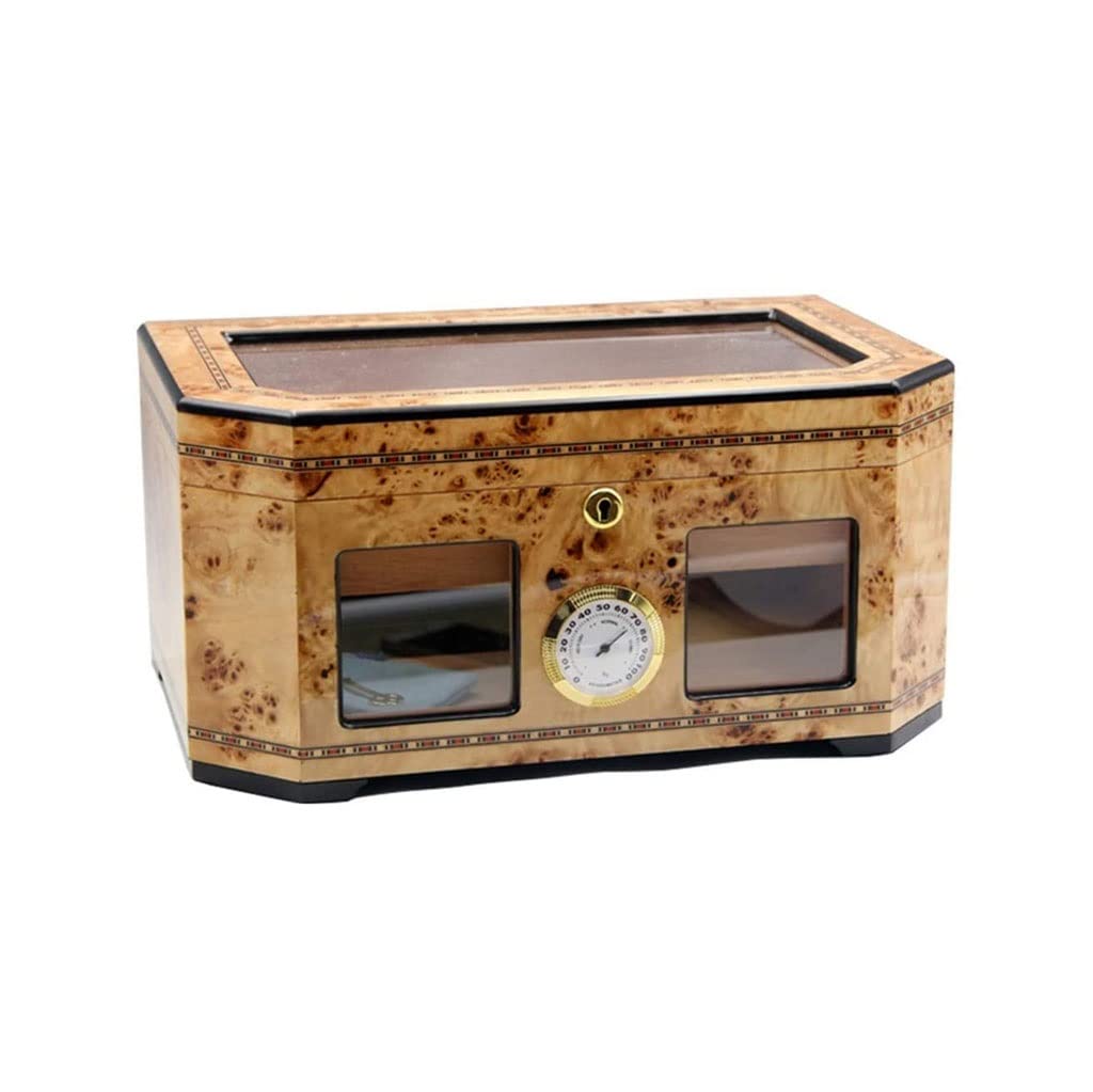 Buy HBNNBV Cigar Box Humidor Cigar Box Solid Wood Cigar Humidor Holds
