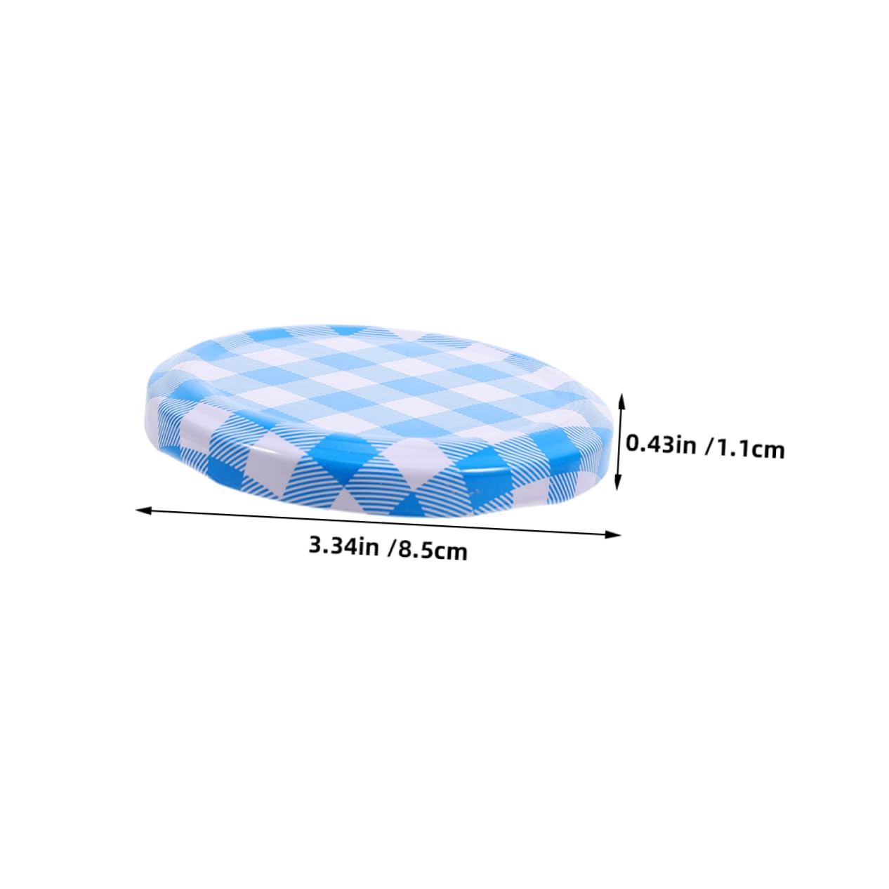 ULTECHNOVO Couvercles Hermétiques En Fer 63 Mm Pour Bocaux à Large Ouverture, Couvercles De Conserves Polyvalents Étanches, Lot De 50, Compatibles Pots De Confiture, Utilisation Domestique