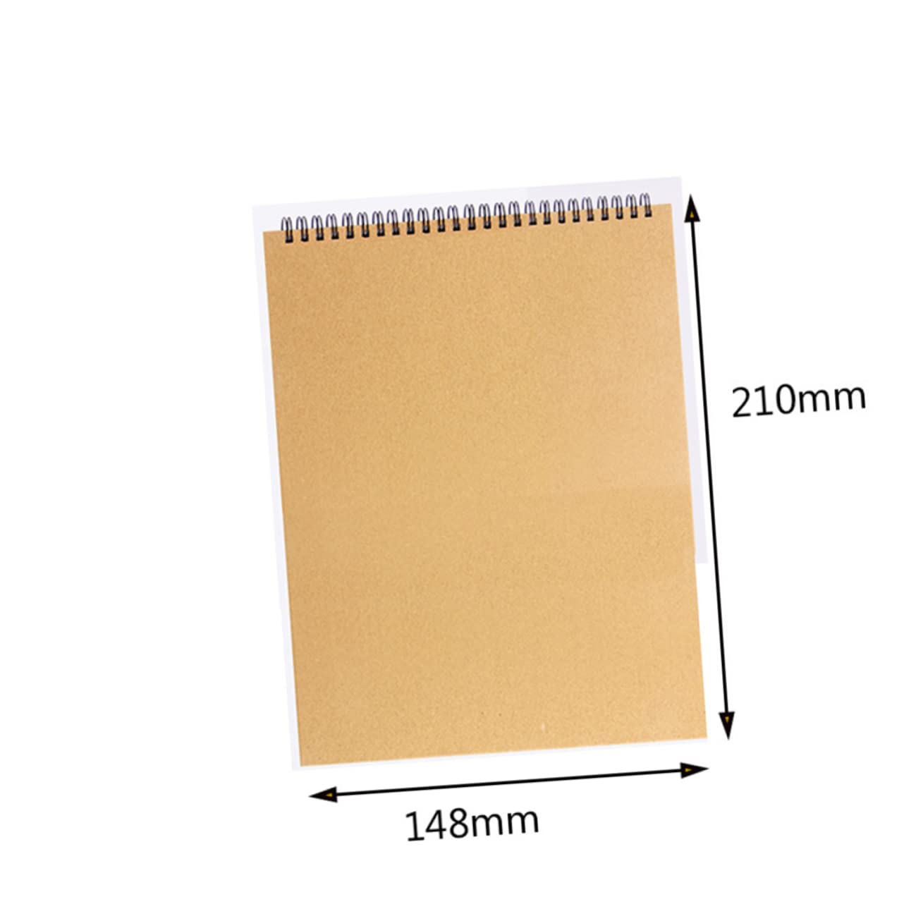 SHINEOFI Bloc Papier Dessin A5 Portable pour Croquis, Lot de 4 Cahiers