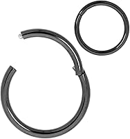 Vista 39 de 365 Sleepers - Piercing para el cuerpo de acero quirúrgico 316L, 20G, 18G, 16G, 14G, 12G, 10G, 8G, 6G, con sección abisagrado, se vende por unidad