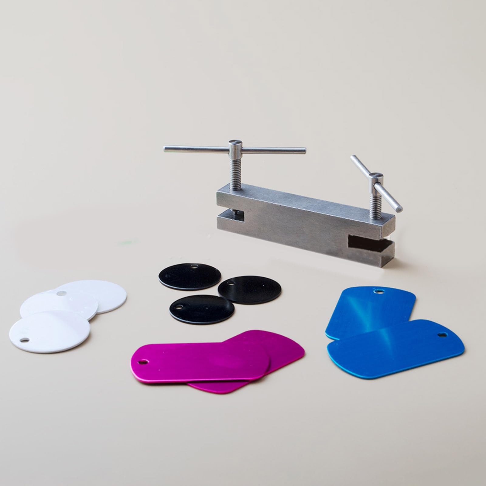Locher Handwerkzeug mit einstellbarer Spannung, robustes Zentrum für Metall, Glas und Holz, handgeführter Locher