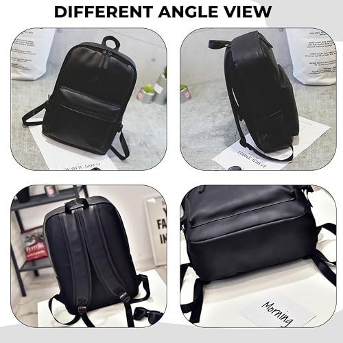 Image of Kraptick Multi-functional Backpack-Waterproof Laptop Backpack, Office Bag with PU Leather Design, Professional Bag for Laptops and Work, Durable and Stylish Bags for Travel