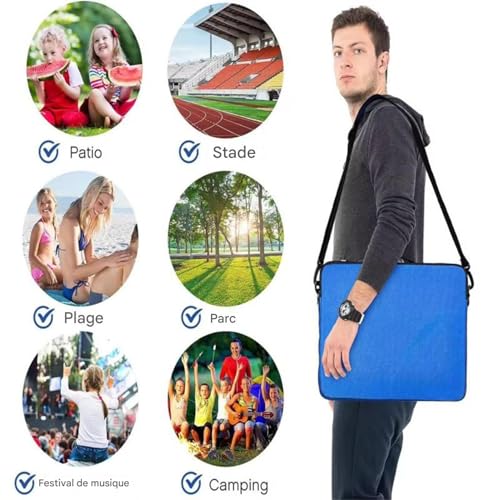 Coussin de stade imperméable Teksome avec sangle d'épaule ergonomique